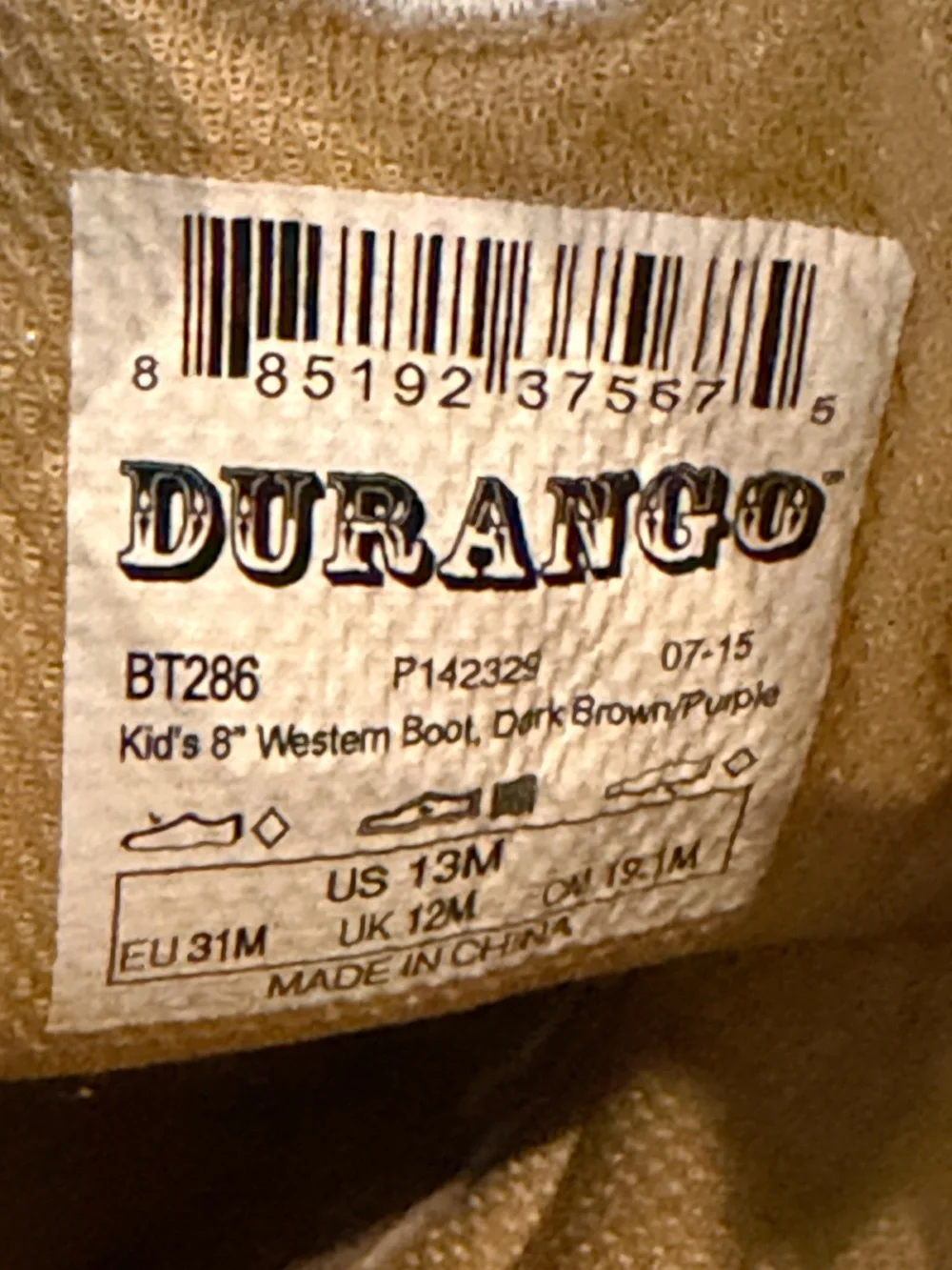 Durango kids western